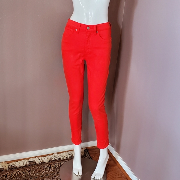 LUCKY Brand Bridgette high rise skinny red jeans size 4 / 27 A - Picture 1 of 5